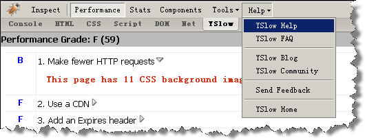 firefox,firebug,yslow